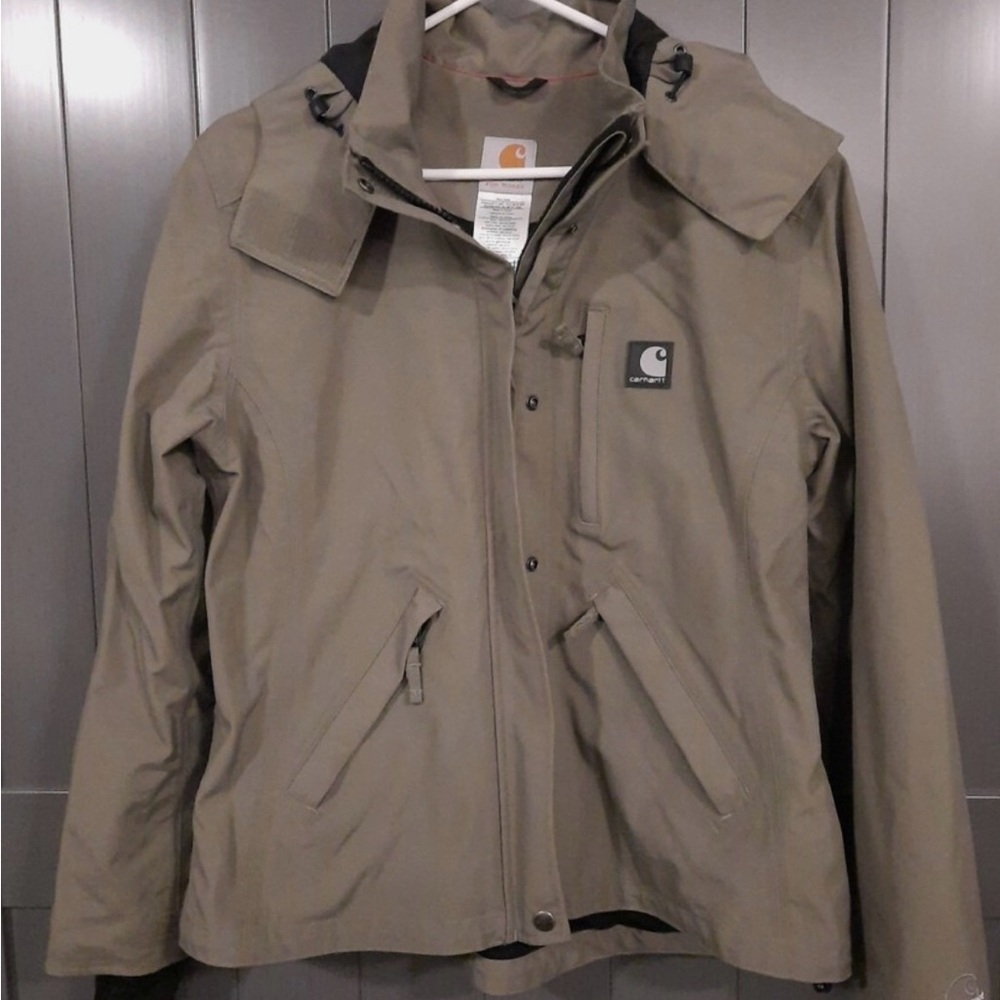Carhartt For Women - Waterproof Breathable Zip & Snap Hooded Coat